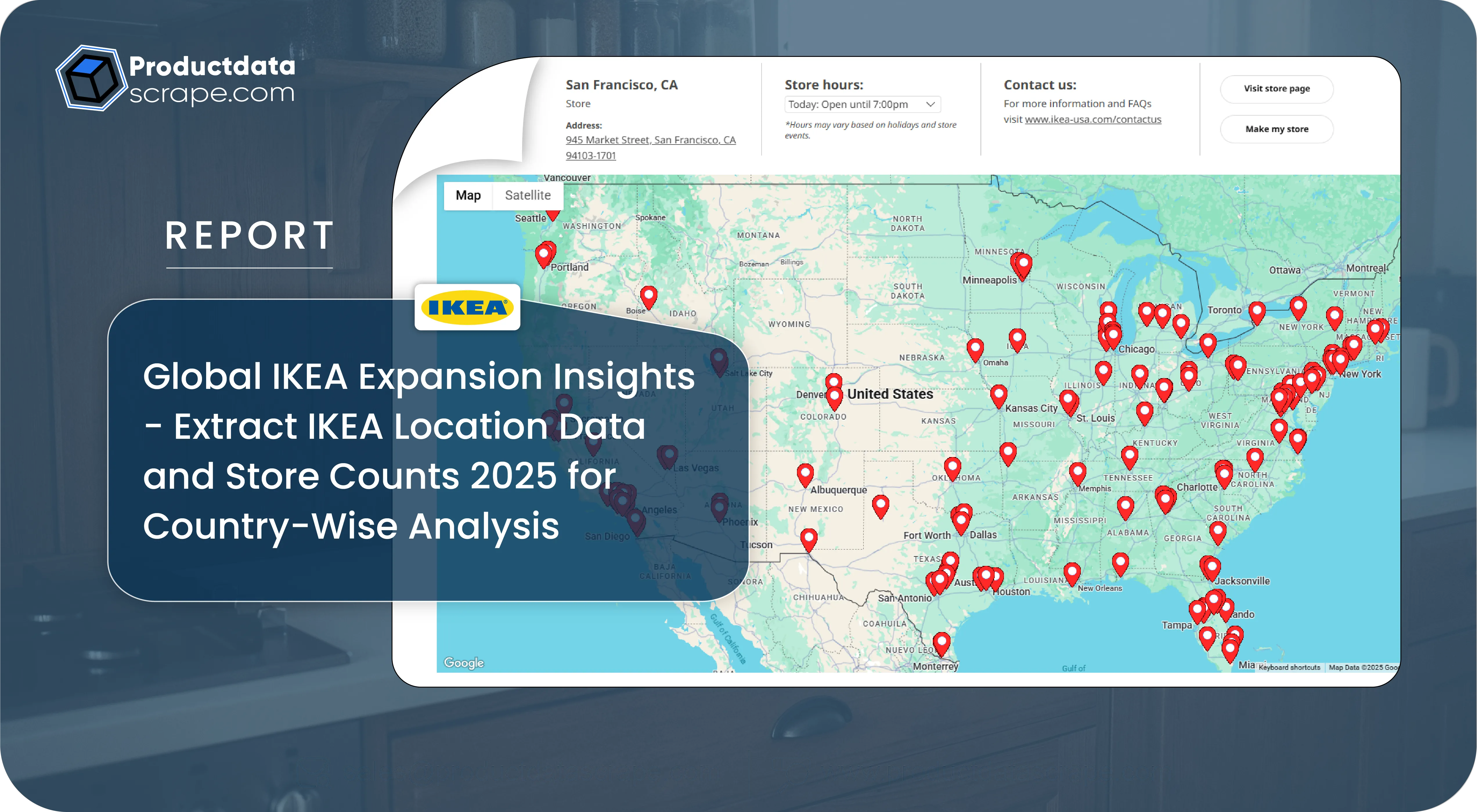 Global IKEA Expansion Insights Extract IKEA Location Data and Store